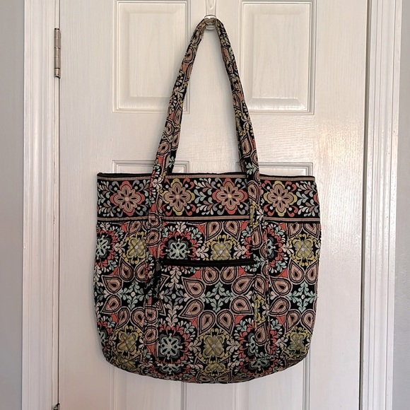 Vera Bradley Serra pattern medium tote bag - Picture 1 of 13